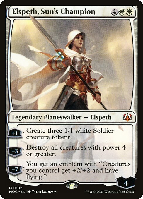 Elspeth, Sun's Champion (MOC 182) [March of the Machine Commander]