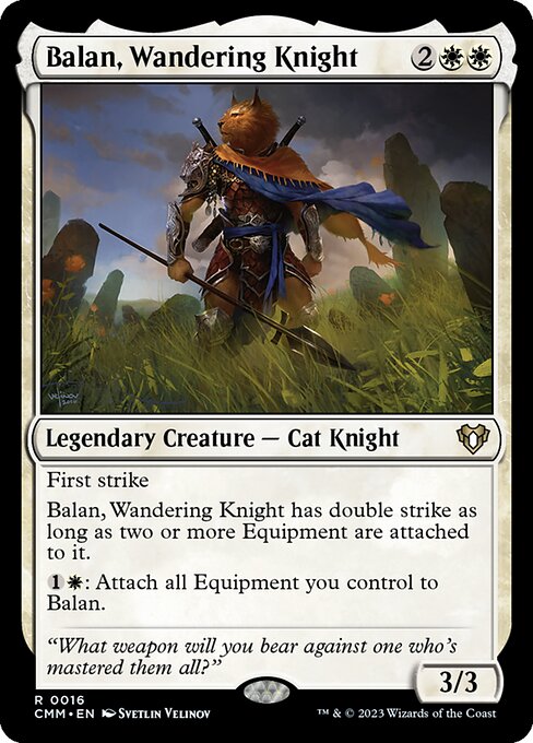 Balan, Wandering Knight (CMM 16) [Commander Masters]