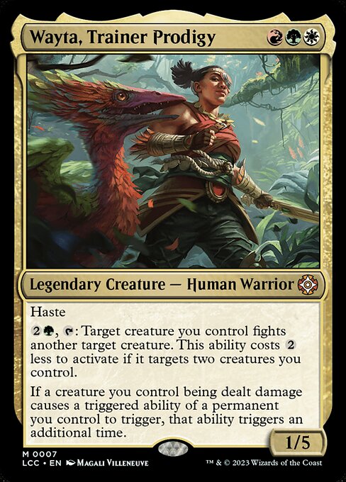 Wayta, Trainer Prodigy (LCC 7) [The Lost Caverns of Ixalan Commander]