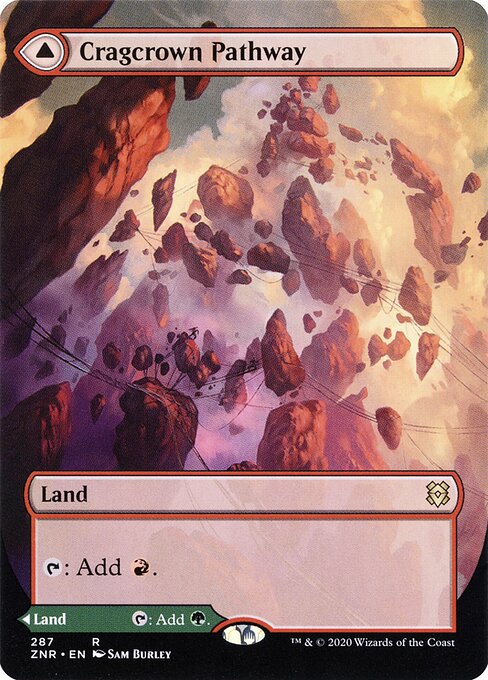 Cragcrown Pathway // Timbercrown Pathway (ZNR 287) [Zendikar Rising]