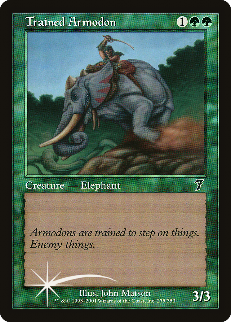 Trained Armodon [Seventh Edition]