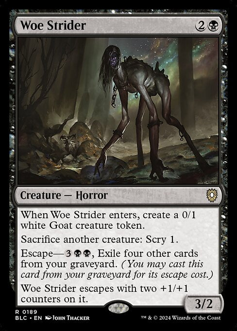 Woe Strider (BLC 189) [Bloomburrow Commander]
