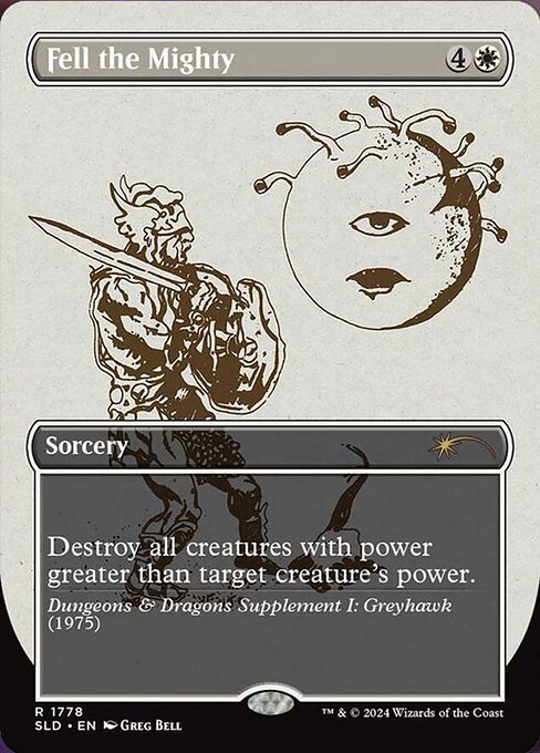Fell the Mighty (SLD 1778) [Secret Lair Drop]