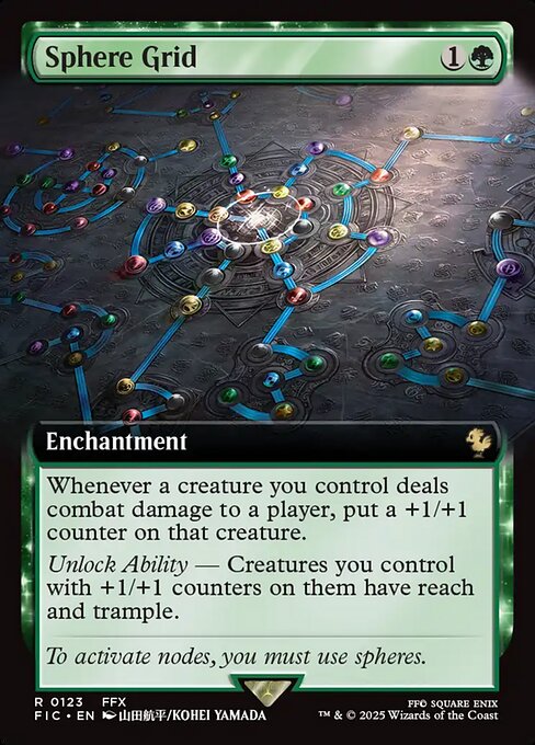 Sphere Grid (Extended Art) (FIC 123) [Final Fantasy Commander]