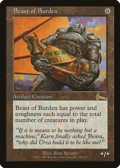 Beast of Burden (ULG 122) [Urza's Legacy]
