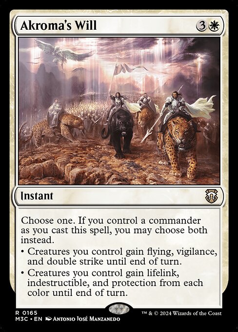 Akroma's Will (M3C 165) [Modern Horizons 3 Commander]