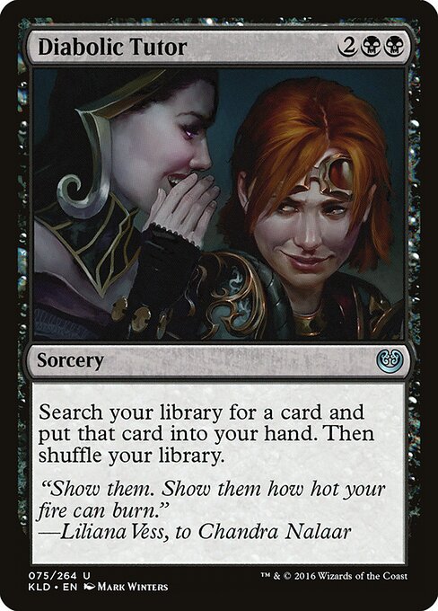 Diabolic Tutor (KLD 75) [Kaladesh]