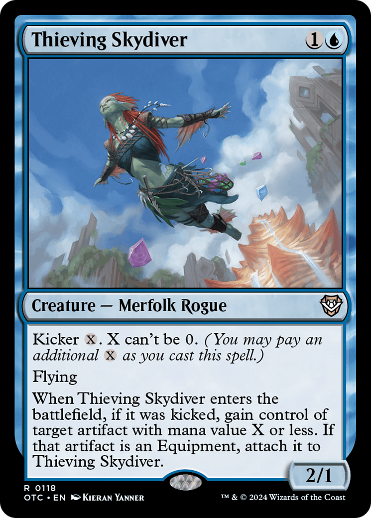 Thieving Skydiver [Outlaws of Thunder Junction Commander]