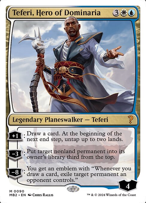 Teferi, Hero of Dominaria (MB2 90) [Mystery Booster 2]