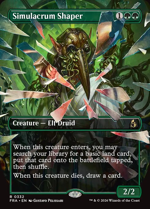 Simulacrum Shaper (Borderless · Full Art) (FRA 332) [Reality Fracture]