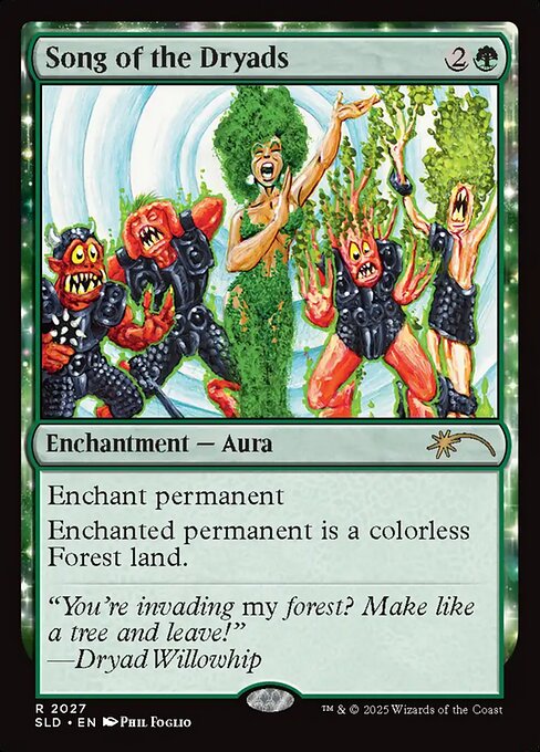 Song of the Dryads (SLD 2027) [Secret Lair Drop]