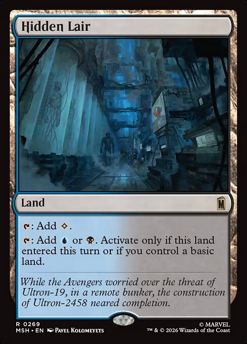 Hidden Lair (MSH 269) [Marvel Super Heroes]