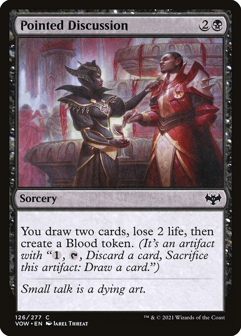 Pointed Discussion (VOW 126) [Innistrad: Crimson Vow]