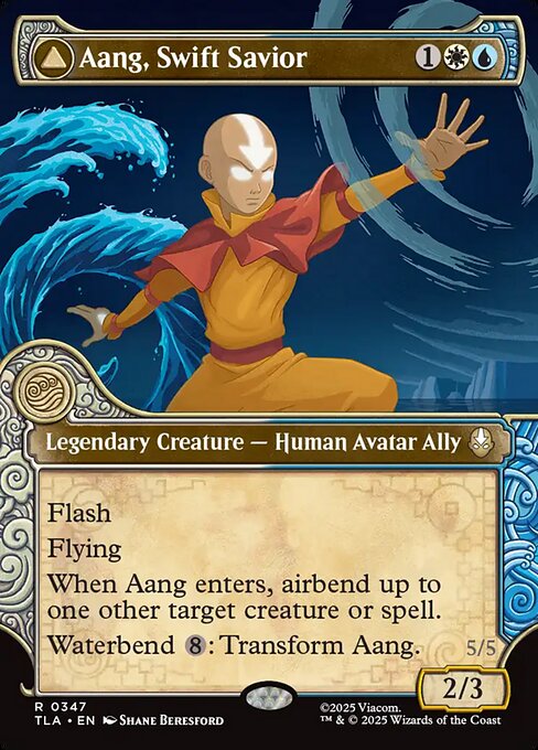 Aang, Swift Savior // Aang and La, Ocean's Fury (TLA 347) [Avatar: The Last Airbender]