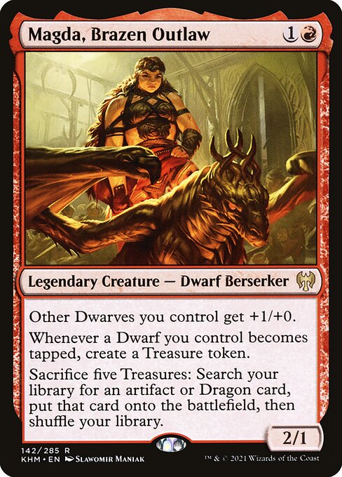 Magda, Brazen Outlaw (KHM 142) [Kaldheim]