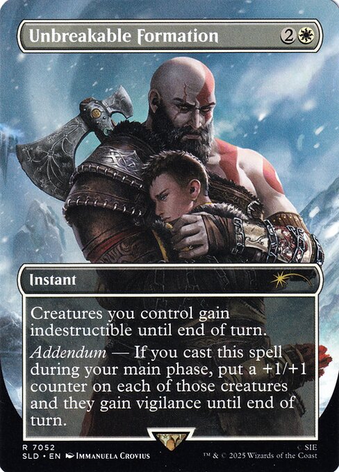Unbreakable Formation (Borderless · Full Art) (SLD 7052) [Secret Lair Drop]