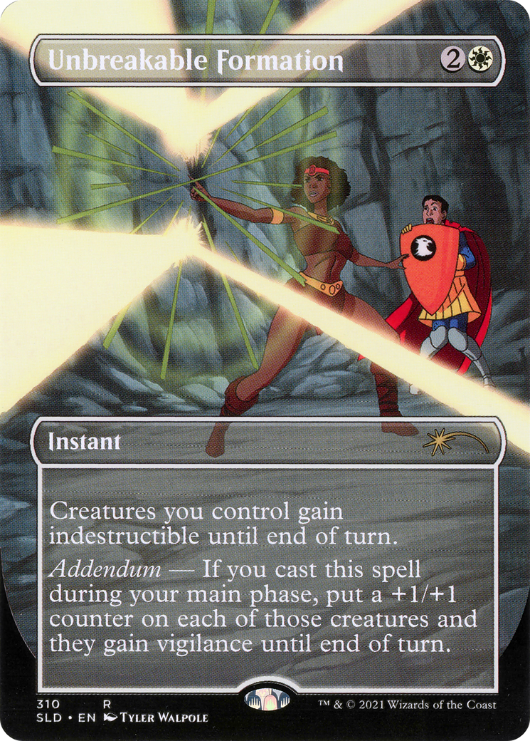 Unbreakable Formation (Borderless) [Secret Lair Drop Series]