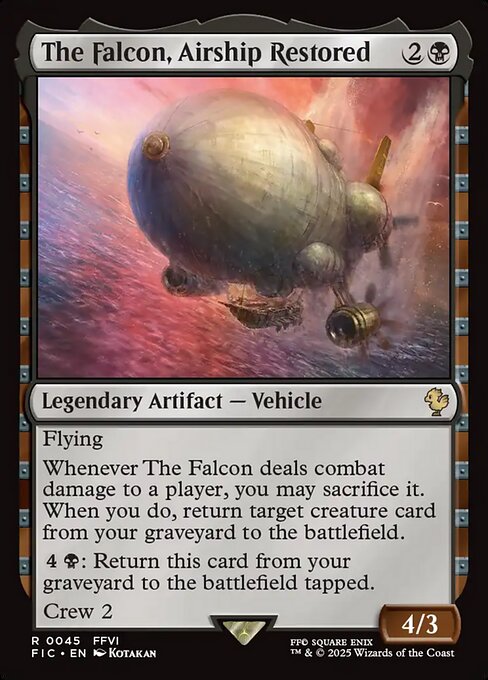 The Falcon, Airship Restored (FIC 45) [Final Fantasy Commander]
