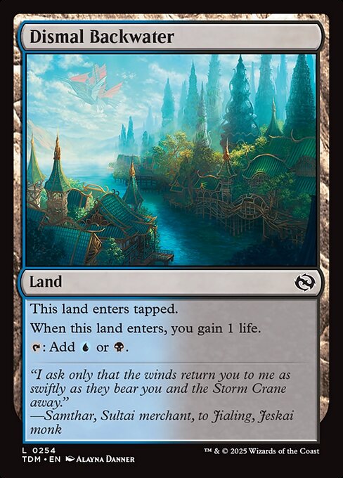 Dismal Backwater (TDM 254) [Tarkir: Dragonstorm]
