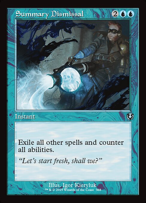 Summary Dismissal (INR 368) [Innistrad Remastered]