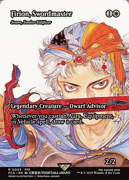 Firion, Swordmaster - Sram, Senior Edificer (Borderless · Full Art) (FCA 3) [Final Fantasy: Through the Ages]