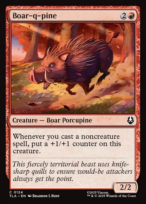 Boar-q-pine (TLA 124) [Avatar: The Last Airbender]