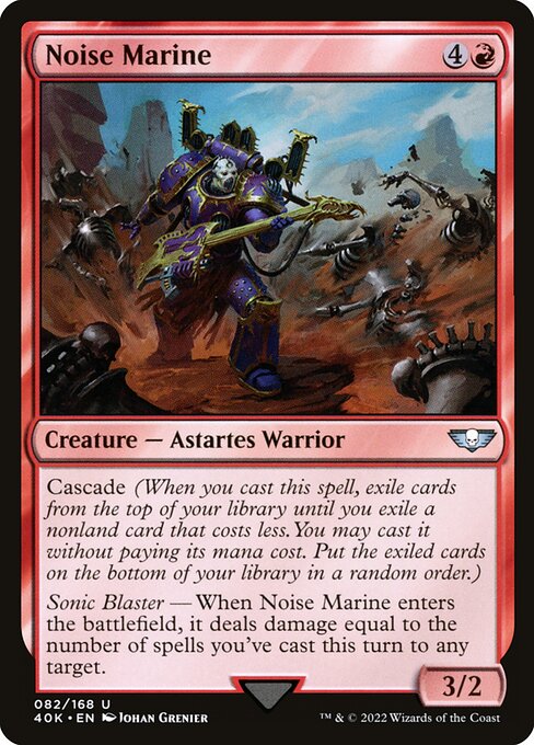Noise Marine (40K 82) [Warhammer 40,000 Commander]