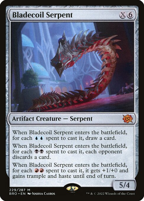 Bladecoil Serpent (BRO 229) [The Brothers' War]