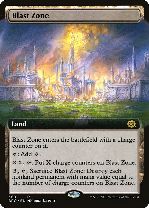 Blast Zone (Extended Art) (BRO 369) [The Brothers' War]