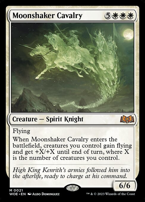 Moonshaker Cavalry (WOE 21) [Wilds of Eldraine]