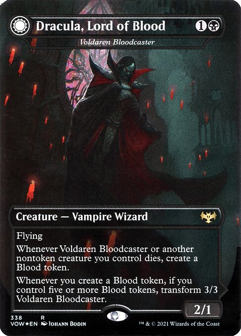 Voldaren Bloodcaster // Bloodbat Summoner (VOW 338) [Innistrad: Crimson Vow]