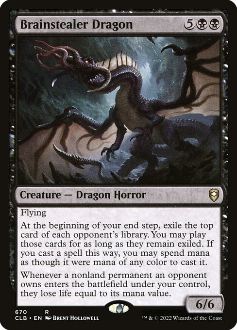 Brainstealer Dragon (CLB 670) [Commander Legends: Battle for Baldur's Gate]