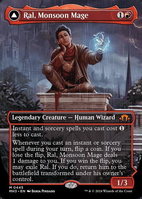 Ral, Monsoon Mage // Ral, Leyline Prodigy (MH3 445) [Modern Horizons 3]