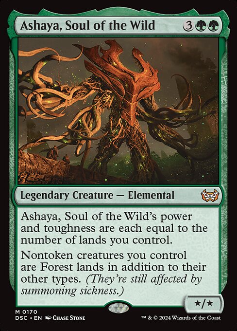 Ashaya, Soul of the Wild (DSC 170) [Duskmourn: House of Horror Commander]