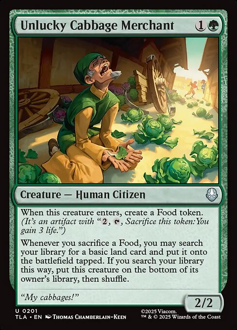 Unlucky Cabbage Merchant (TLA 201) [Avatar: The Last Airbender]