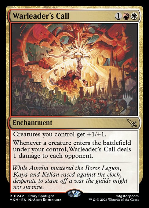 Warleader's Call (PMKM 242p) [Murders at Karlov Manor Promos]