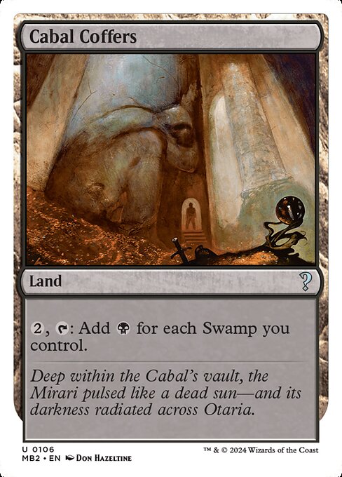 Cabal Coffers (MB2 106) [Mystery Booster 2]