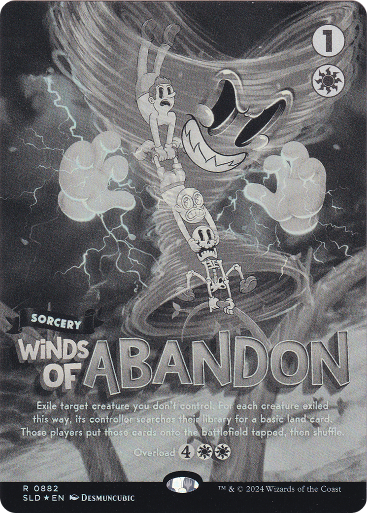 Winds of Abandon (Black & White Foil) [Secret Lair Drop Series]
