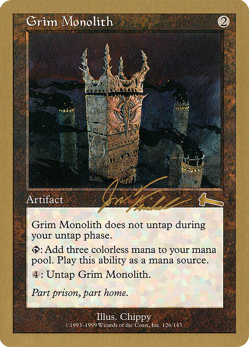 Grim Monolith (WC00 jf126) [World Championship Decks 2000]