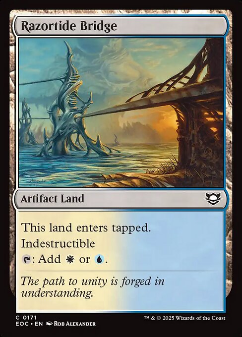 Razortide Bridge (EOC 171) [Edge of Eternities Commander]