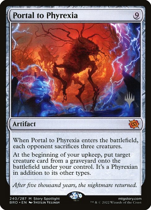 Portal to Phyrexia (PBRO 240p) [The Brothers' War Promos]
