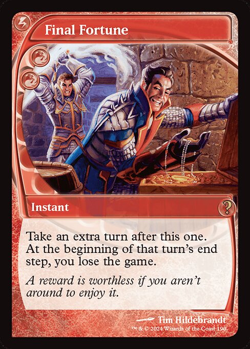 Final Fortune (MB2 190) [Mystery Booster 2]