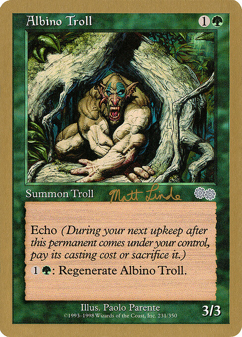 Albino Troll (WC99 ml231) [World Championship Decks 1999]
