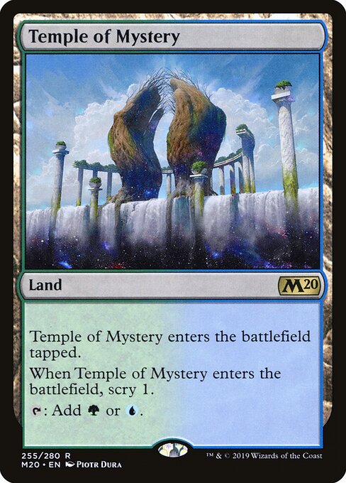 Temple of Mystery (M20 255) [Core Set 2020]