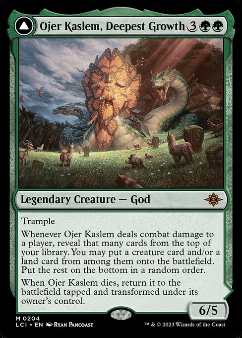 Ojer Kaslem, Deepest Growth // Temple of Cultivation (LCI 204) [The Lost Caverns of Ixalan]