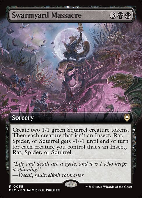 Swarmyard Massacre (BLC 55) [Bloomburrow Commander]