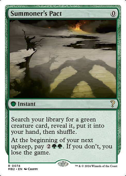 Summoner's Pact (MB2 74) [Mystery Booster 2]