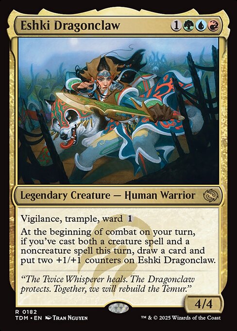 Eshki Dragonclaw (TDM 182) [Tarkir: Dragonstorm]