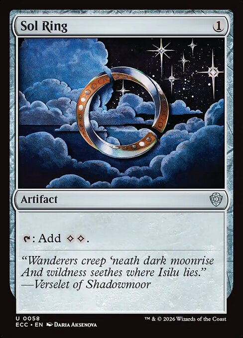 Sol Ring (ECC 58) [Lorwyn Eclipsed Commander]