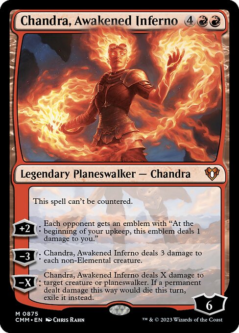 Chandra, Awakened Inferno (CMM 875) [Commander Masters]